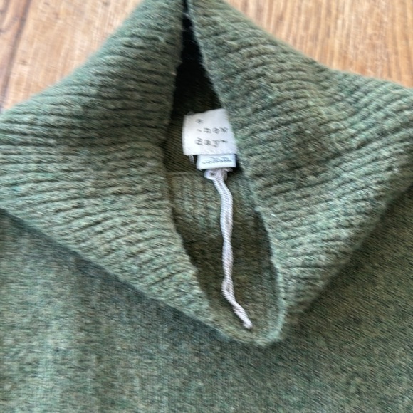 A New Day Olive Green Mock Neck Sweater Dress - Picture 6 of 6